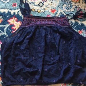 NWOT! Free People blue tank top size medium